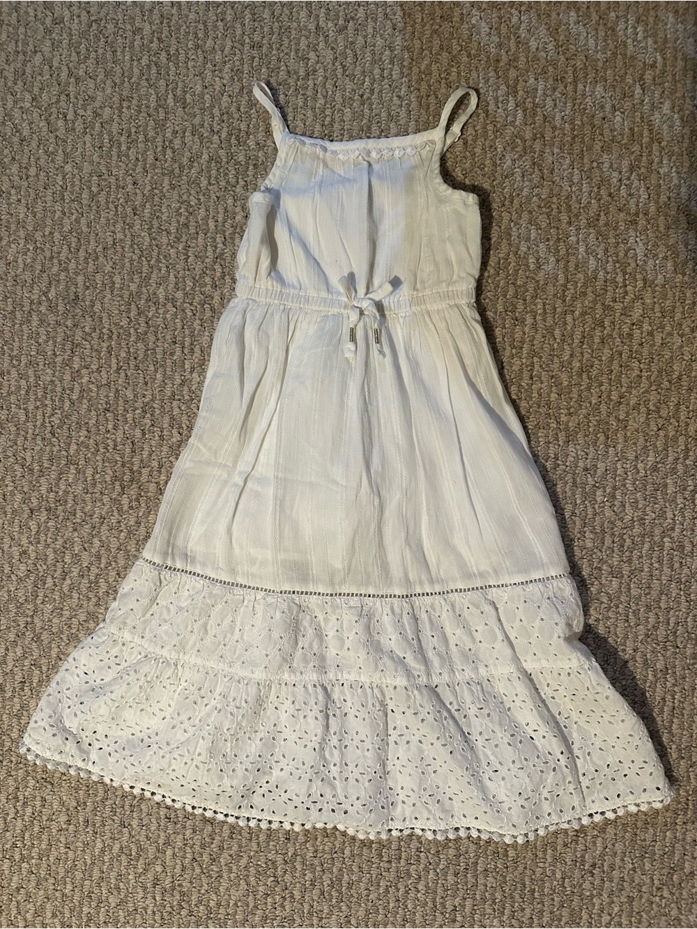 Cat & Jack Girl’s White Sundress